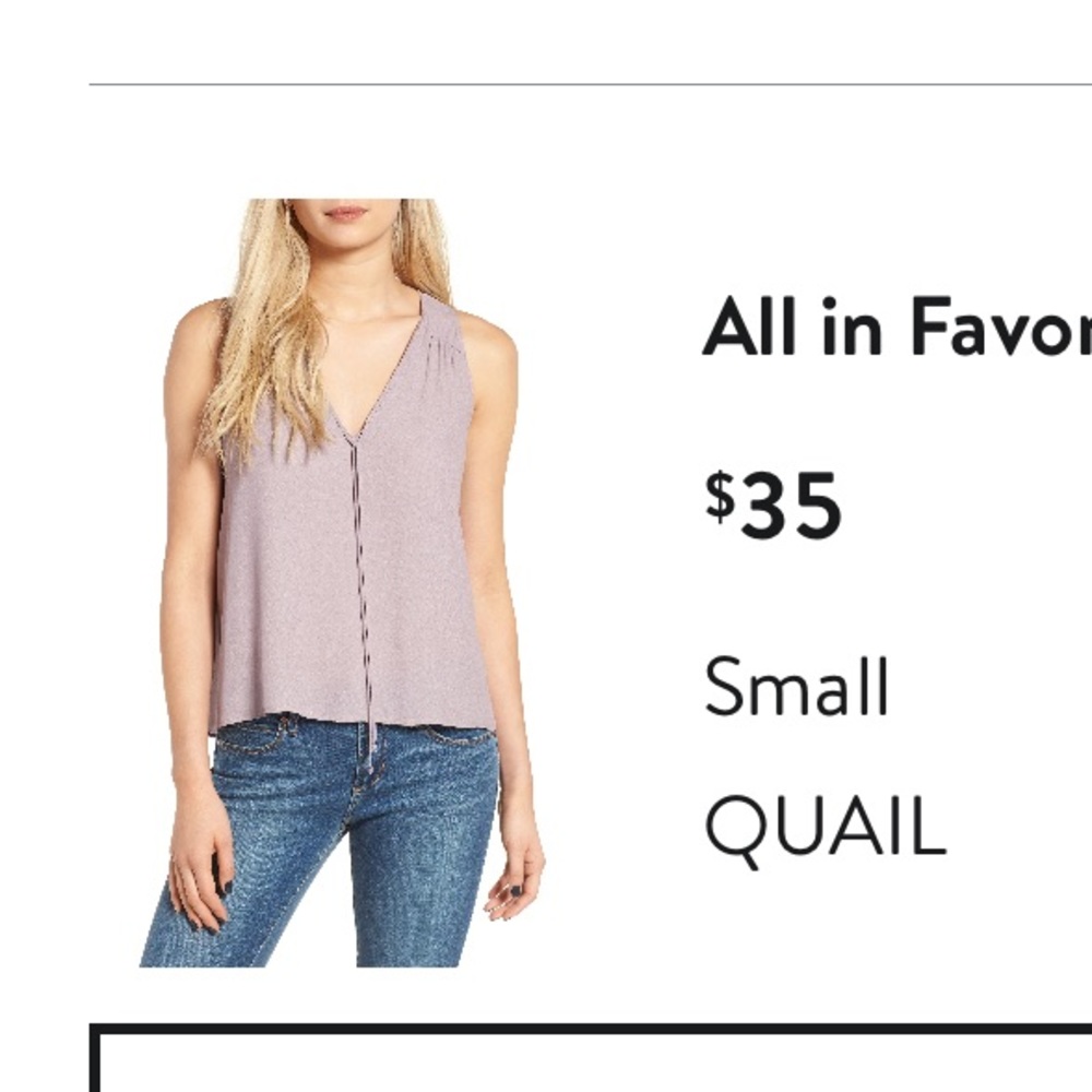 Lilac blouse tank